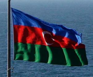 Puzzle Σημαία του Αζερμπαϊτζάν